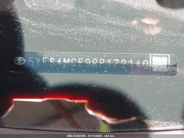 Toyota Corolla 2024 5YFS4MCE9RP172140 Image 9