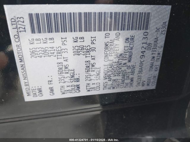 2023 NISSAN ROGUE 5N1BT3BA4PC942130 Photo 8