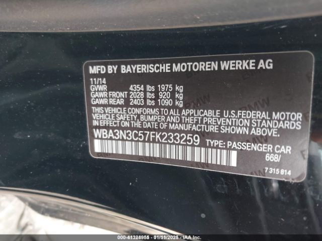 WBA3N3C57FK233259 BMW 428i
