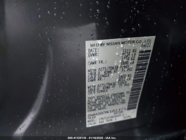 1N6AA1ED7PN102375 Nissan Titan Pro-4x 4x4
