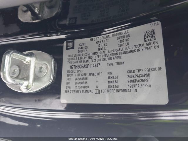 1GTH6CEA5F1147471 GMC CANYON SLT