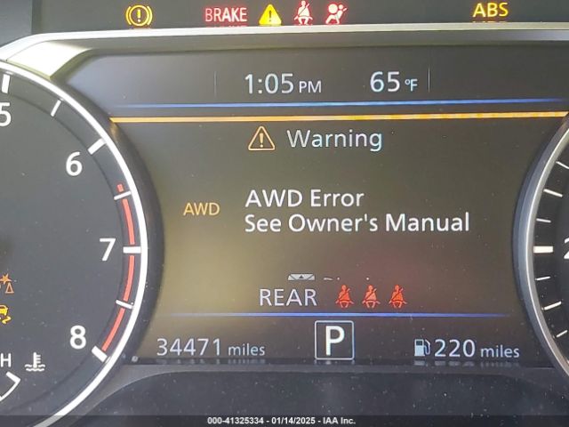 1N4BL4DW5PN400807 Nissan Altima Sv Intelligent Awd