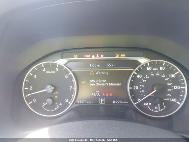 1N4BL4DW5PN400807 Nissan Altima Sv Intelligent Awd