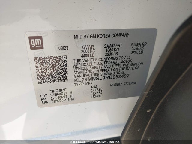 Chevrolet Trailblazer Awd Ls 2024 KL79MNSL9RB052497 Image 9