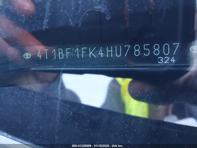 Toyota CAMRY XLE 2017 4T1BF1FK4HU785807 Image 9