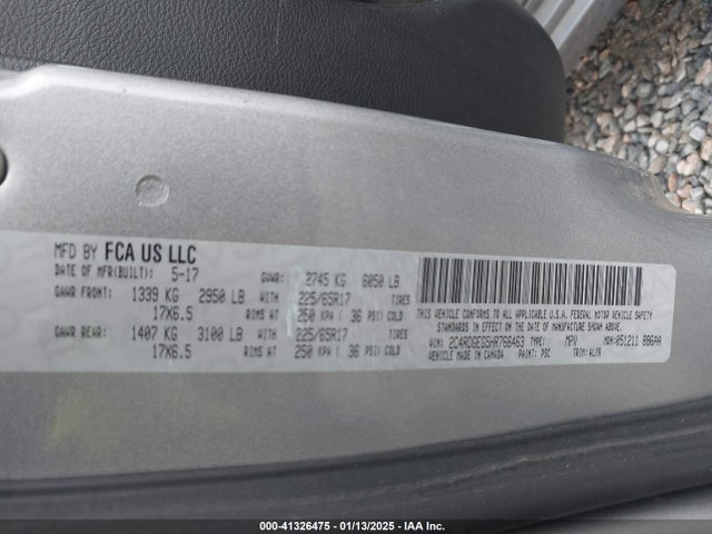 Dodge Grand Caravan Gt 2017 2C4RDGEG5HR766463 Image 9