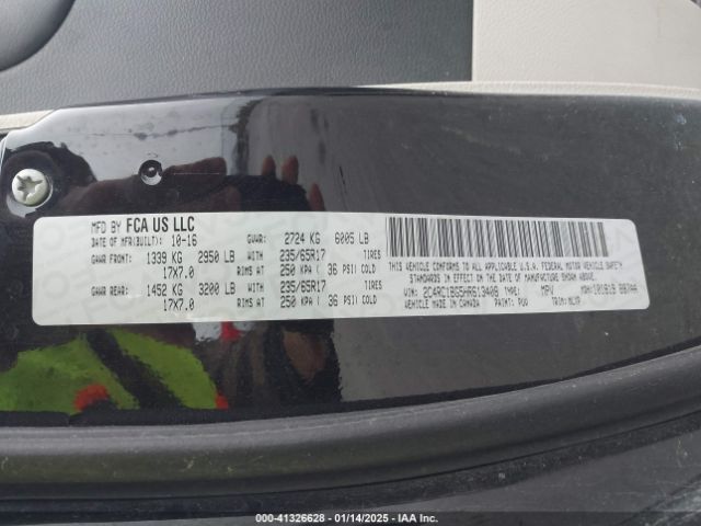 2C4RC1BG5HR613408 Chrysler Pacifica Touring-l
