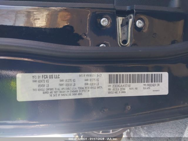 2C3CDXGJ0JH157182 Dodge Charger R/t Scat Pack Rwd