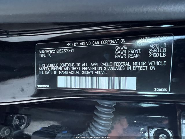 YV1612FSXE2274341 Volvo S60 T5