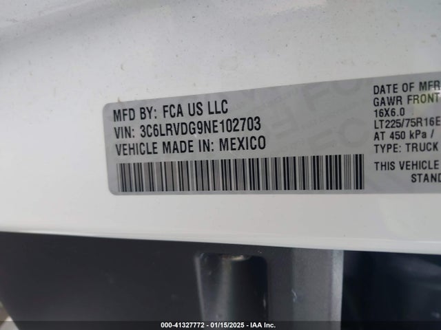RAM Promaster 2500 2022 3C6LRVDG9NE102703 Image 9