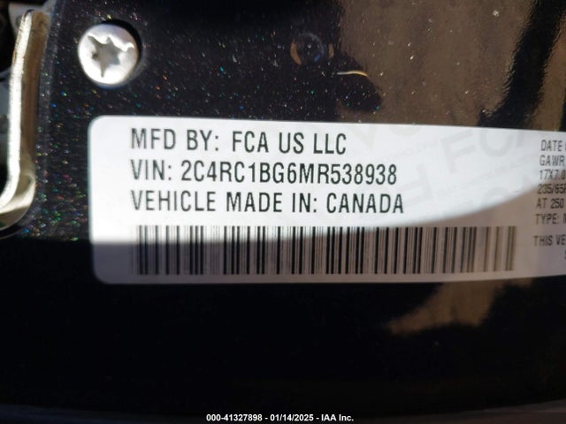Chrysler Pacifica Touring L 2021 2C4RC1BG6MR538938 Image 8