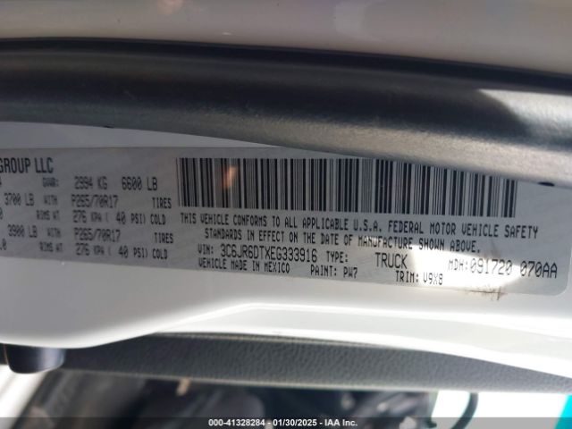 3C6JR6DTXEG333916 RAM 1500 Tradesman