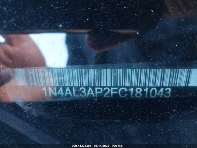 Nissan Altima 2.5 Sv 2015 1N4AL3AP2FC181043 Image 9