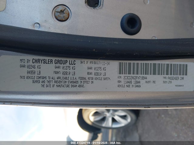 Dodge Challenger Sxt 2015 2C3CDZAG3FH718944 Image 9
