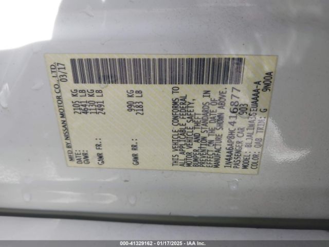 1N4AA6AP8HC416877 Nissan Maxima