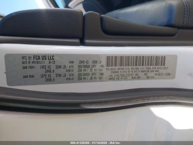 1C4RJFBG8LC125767 Jeep Grand Cherokee Limited X 4x4