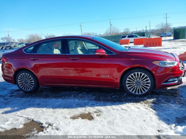 3FA6P0RU3JR250514 Ford Fusion Hybrid Titanium