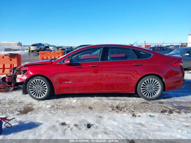 3FA6P0RU3JR250514 Ford Fusion Hybrid Titanium