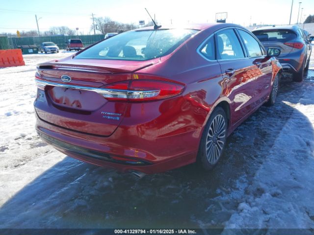 3FA6P0RU3JR250514 Ford Fusion Hybrid Titanium