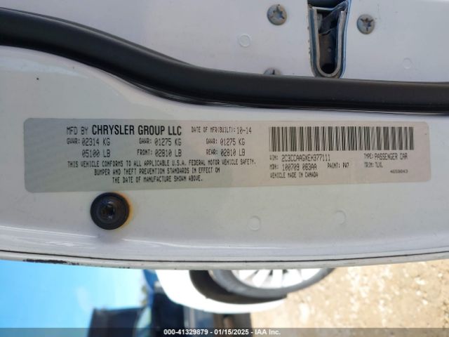 2014 CHRYSLER 300 2C3CCAAGXEH377111 Photo 8