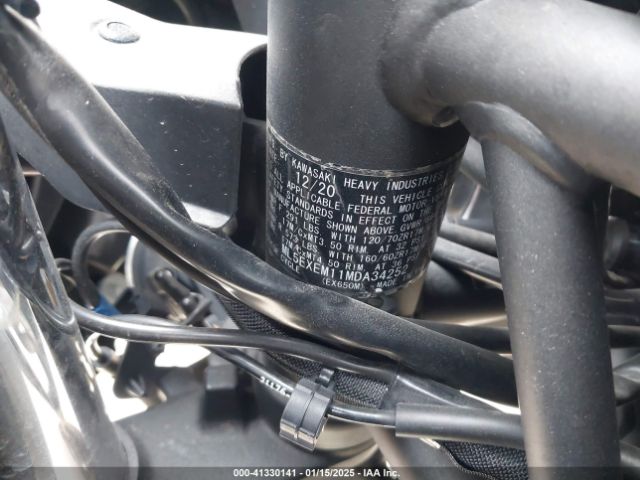 2021 KAWASAKI EX650 ML5EXEM11MDA34252 Photo 9
