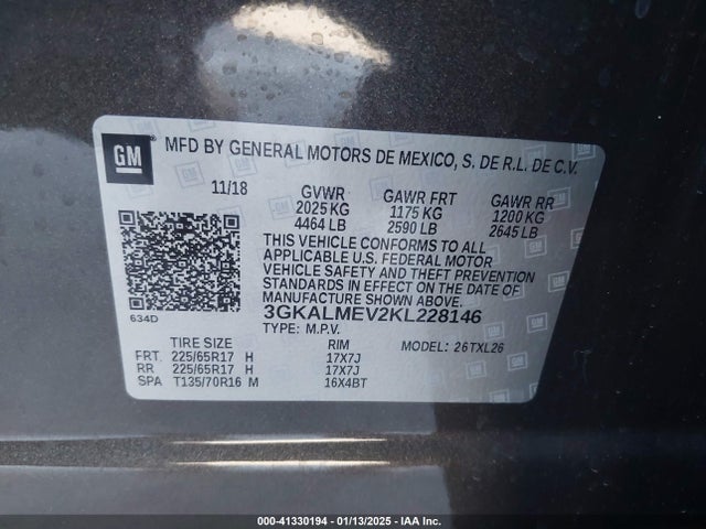 GMC Terrain Sle 2019 3GKALMEV2KL228146 Image 9