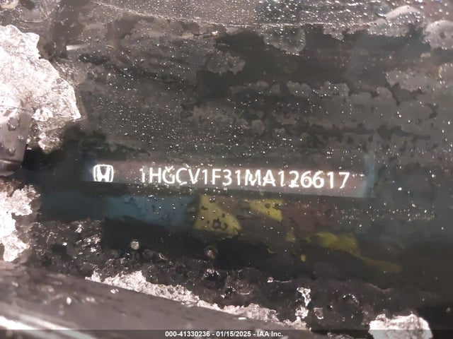Honda Accord Sport 2021 1HGCV1F31MA126617 Image 9