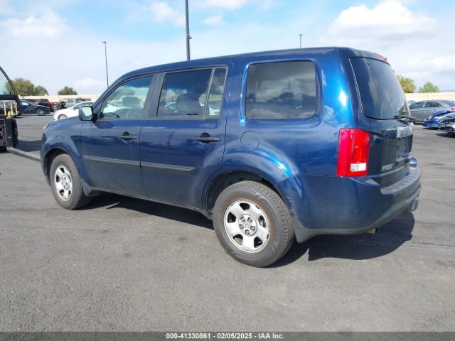 5FNYF3H22FB015487 Honda PILOT LX