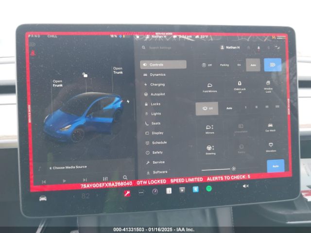 7SAYGDEFXRA268040 Tesla Model Y Performance Dual Motor All-wheel Drive