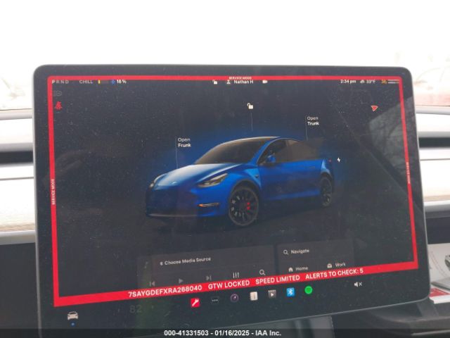 7SAYGDEFXRA268040 Tesla Model Y Performance Dual Motor All-wheel Drive