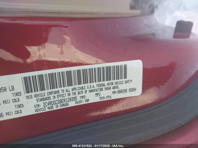Dodge Grand Caravan Sxt 2014 2C4RDGCG8ER120395 Image 9