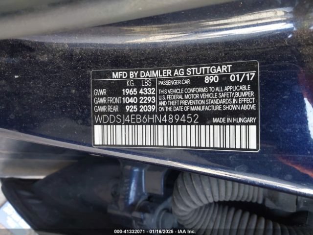 2017 MERCEDES-BENZ CLA 250 WDDSJ4EB6HN489452 Photo 8