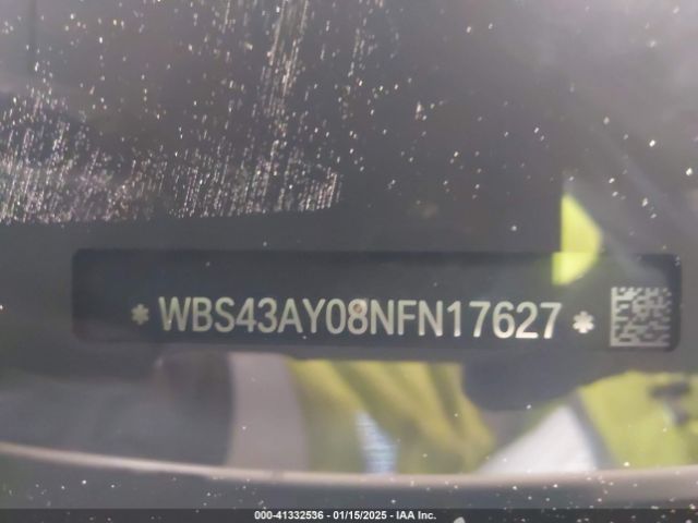 WBS43AY08NFN17627 BMW M3 Competition Xdrive