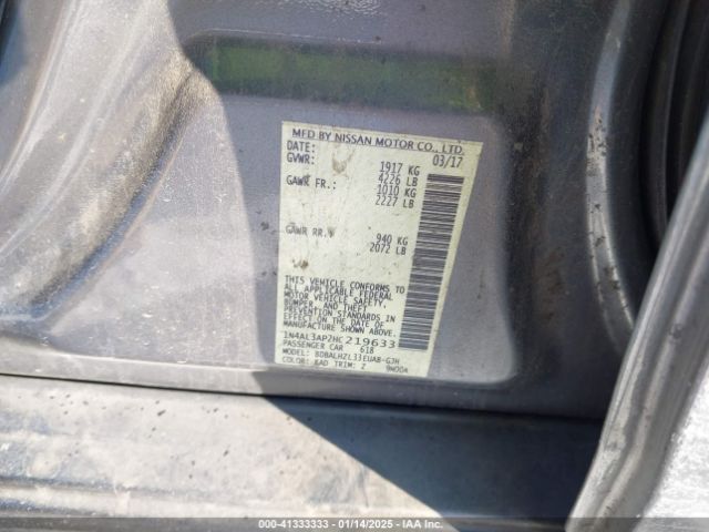 1N4AL3AP2HC219633 Nissan Altima 2.5 Sr