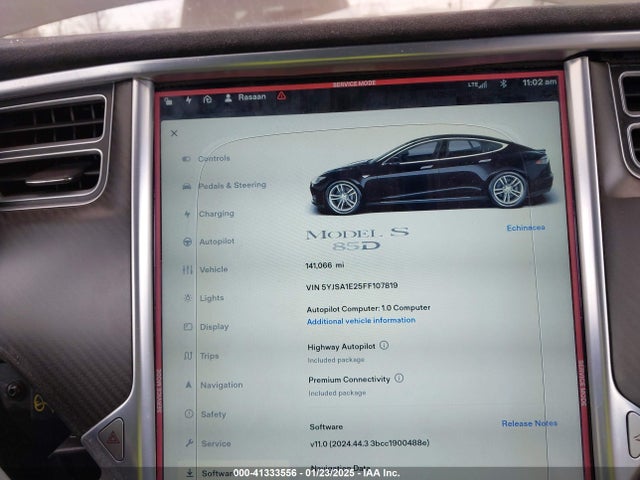 5YJSA1E25FF107819 Tesla Model S 70d/85d/p85d