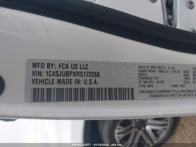 1C4SJUBPXRS172268 Jeep Wagoneer Series Ii 4x2