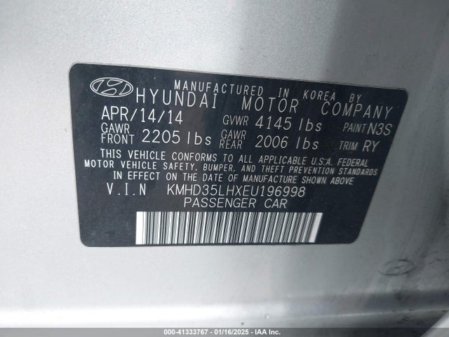 Hyundai ELANTRA GT 2014 KMHD35LHXEU196998 Image 9
