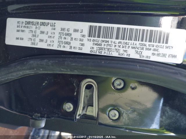 1C6RR7KT8ES117521 RAM 1500 Express