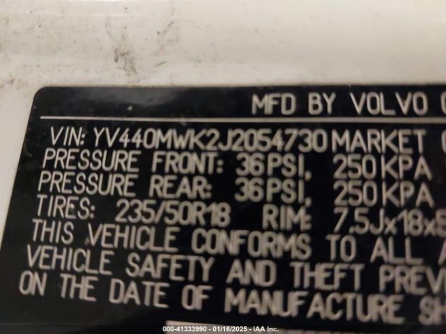 2018 VOLVO V60 CROSS COUNTRY YV440MWK2J2054730 Photo 8