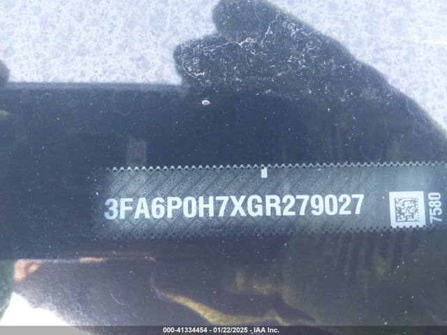 Ford FUSION SE 2016 3FA6P0H7XGR279027 Image 9