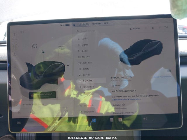 2025 TESLA MODEL 3 5YJ3E1EA2SF878958 Photo 6