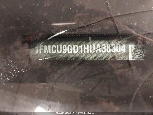 Ford ESCAPE SE 2017 1FMCU9GD1HUA38304 Image 9