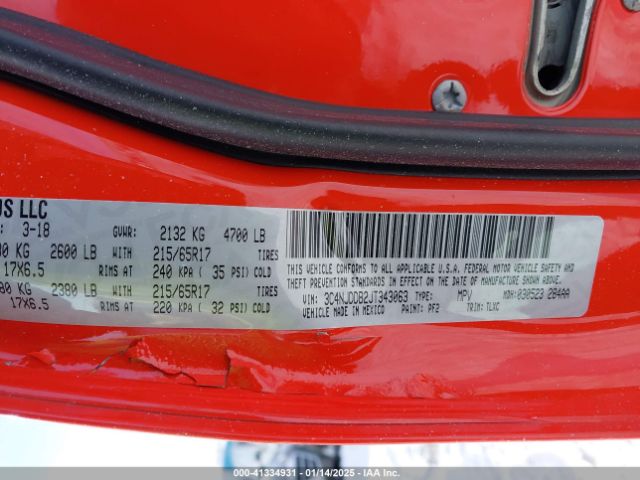 3C4NJDDB2JT343063 Jeep Compass Trailhawk 4x4