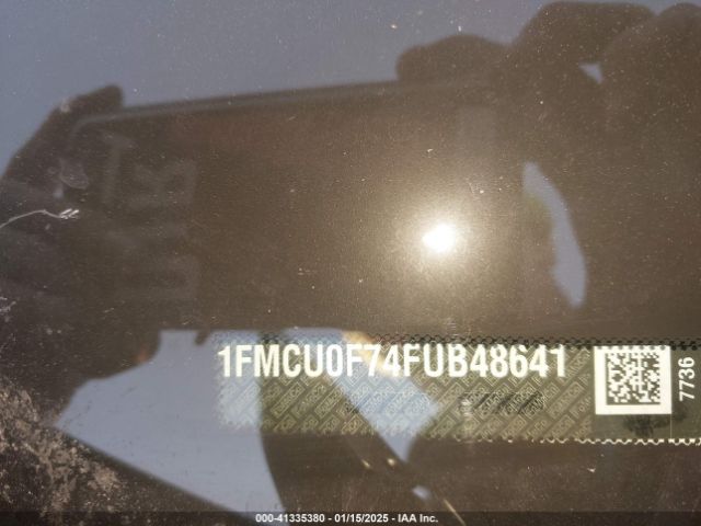 1FMCU0F74FUB48641 Ford ESCAPE S