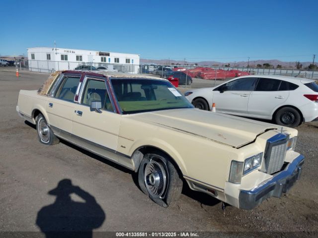 1985 LINCOLN TOWN CAR 1LNBP96F0FY770483