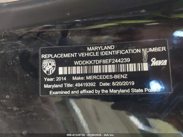 WDDKK7DF8EF244239 Mercedes-Benz E 550