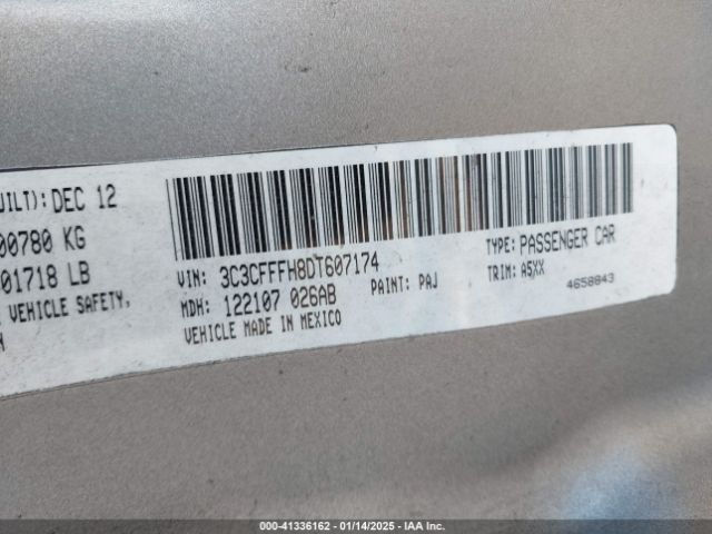 2013 FIAT 500 3C3CFFFH8DT607174 Photo 8