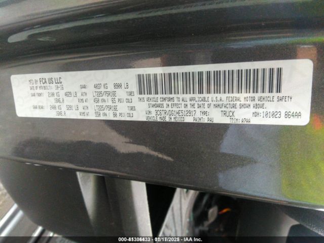 2017 RAM PROMASTER 2500 3C6TRVDG1HE512917 Photo 8
