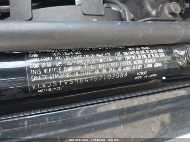 2005 SUZUKI M50 JS1VS56A752103984 Photo 9