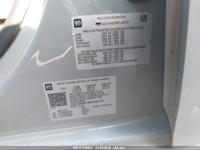 Chevrolet Silverado 2024 2GC4YNEY9R1185737 Image 21